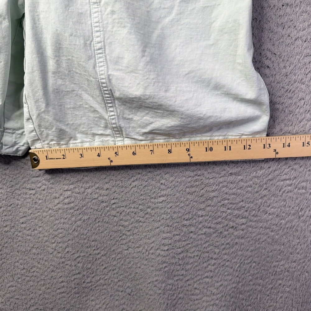 Everlane 4 Tourist Shorts Ice Blue High Rise Rolled Hem Summer Travel Comfort - Picture 7 of 13